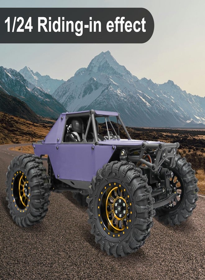 LRFHL 1.3" Beadlock Wheel Tires Aluminum 1.3 Beadlock Wheels and Tires Upgraded 1.45-inch Wheel for 1/24 SCX24 1/18 TRX4M RC Crawler Car Upgrade (4PCS, Gold) - Image 2